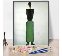 Paint by Numbers Kits for Adults and Kids Female Figure Painting by Kazimir Malevich Arts Craft for Home Wall Decor