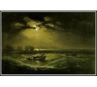 Paint by Numbers Kits for Adults and Kids Fishermen At Sea Painting by Joseph Mallord William Turner Arts Craft for Home Wall Decor