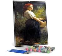 Paint by Numbers Kits for Adults and Kids Girl with Grapes Painting by William-Adolphe Bouguereau DIY Painting Paint by Numbers Kits On Canvas