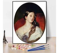 Paint by Numbers Kits for Adults and Kids Queen Victoria Painting by Franz Xaver Winterhalter Arts Craft for Home Wall Decor
