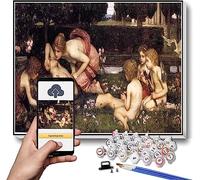 Paint by Numbers Kits for Adults and Kids The Awakening of Adonis Painting by John William Waterhouse DIY Painting Paint by Numbers Kits On Canvas