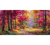 Paint by Numbers Kits for Adults, Colorful Trees, 80x110cm 0JGWX-46