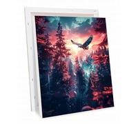 Paint by Numbers Kits for Adults Eagle Painting by Number Kits On Canvas, DIY with Frame Color Oil Painting Acrylic Paints Canvas with Brushes and Accessories, Home Wall Decor 32x40 inch,Animal h-3650