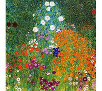 Paint by Numbers Kits for Adults Flower Garden Gustav Klimt DIY Canvas Oil Painting with Paint Brushes Acrylic Pigment Drawing Paintwork