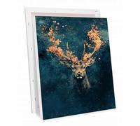 Paint by Numbers Kits for Adults Flower Painting by Number Kits On Canvas, DIY with Frame Color Oil Painting Acrylic Paints Canvas with Brushes and Accessories, Home Wall Decor 32x40 inch,Deer h-2870
