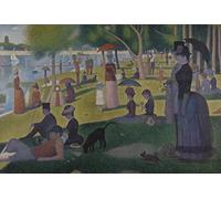 Paint by Numbers Kits for Adults Georges Seurat Sunday Afternoon On The Island of La Grande Jatte DIY Oil Painting Kits Painting by Number Drawing On Canvas Art