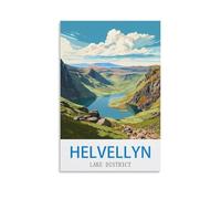 Paint by Numbers Kits for Adults, Helvellyn Lake District Arts and Crafts Kit for Adults Beginner, Drawing Paintwork for Home Wall Decor 40x50cm