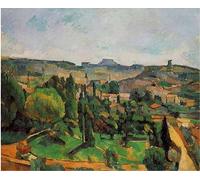 Paint by Numbers Kits for Adults Landscape Paul Cezanne DIY Canvas Oil Painting with Paint Brushes Acrylic