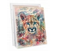 Paint by Numbers Kits for Adults Lion Painting by Number Kits On Canvas, DIY Color Oil Painting Acrylic Paints Canvas with Brushes and Accessories, Gifts Home Wall Decor 32x40 inch,Mountain h-2080