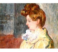 Paint by Numbers Kits for Adults Louis Valtat Woman at The Moulin Rouge DIY Canvas Oil Painting with Paint Brushes Acrylic Pigment