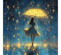 Paint by Numbers Kits for Adults, Painting by Number Kits for Kids or Beginner On Canvas, DIY Color Oil Painting Acrylic Paints, Gifts Home Wall Decor 90x90cm, Without Frame Dream Girl WJY-593