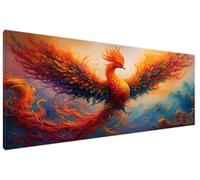 Paint by Numbers Kits for Adults Phoenix Paint by Numbers Kits on Colored Canvas,Without Frame DIY Crafts Painting Acrylic Pigment Paint by Numbers Color Kit for Gifts, Home Room Decor 40x90cm G3-28