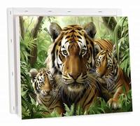 Paint by Numbers Kits for Adults Tiger Painting by Number Kits On Canvas, DIY with Frame Color Oil Painting Acrylic Paints Canvas with Brushes and Accessories, Home Wall Decor 32x40 inch,Animal h-9090