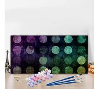 Paint by Numbers Kits for Adults Türkiye Paint by Numbers Kits On Colored Canvas, Craft Art Abstract Oil Painting Acrylic Pigment Paintwork Kit Hobbies for Adults Women, Home Decor 12x24 Inch G8-21