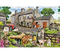 Paint by Numbers Kits for Adults with Brushes and Acrylic Countryside Farm Animals DIY Pre-Printed Canvas Art Oil Painting for Kids Beginner Home Decor Gifts-16x20 inch/Frameless
