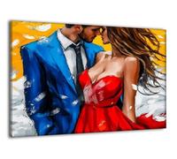 Paint by Numbers Kits for Adults With Frame Couple Painting by Numbers, with Brushes and Acrylic Paints Color Canvas Oil Paint Kit Hobbies for Adults Women, Halloween Home Wall Decor 60x80cm Ee-77