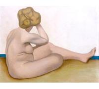 Paint by Numbers Kits for Beginner Bather Seated On The Sand DIY Oil Painting Digital Kits on Canvas