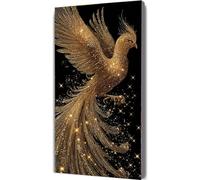 Paint by Numbers Kits Phoenix 90x180cm Large Paint by Numbers for Adults with Frame Animal, DIY Oil Painting Art with Paintbrushes and Acrylic Pigment, Hobbies for Women Adults Crafts Wall Decor LE-82