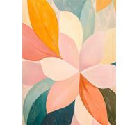 Paint by Numbers Kits Simplicity 30x40cm Large Paint by Numbers for Adults or Beginner Flower,DIY Oil Painting Art with Paintbrushes and Acrylic,Hobbies for Women Adults Crafts Frameless E1-921