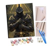 Paint by Numbers Knights of The Golden Rule Kits for Beginners Adults DIY Art Decor Hand Painted Painting by Numbers Creative Gift Home Decoration 16x20 inch with Frame
