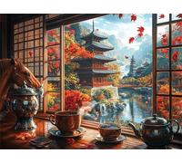 Paint by Numbers Lake Architecture Painting by Numbers for Adults, DIY Craft Art Paintings Kit, with 3- Paint Brushes Acrylic Pigment, Hobbies for Adults Women, Christmas Decorations 50x70cm s0ji-156