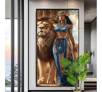 Paint by Numbers Lion,Large Paint by Numbers for Adults 12x36in,DIY Color Canvas Oil Painting Kits for beginners,Pigment Drawing Paintwork Art Crafts with Brushes Acrylic,Princess(NO Frame) XYY-1871