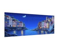 Paint by Numbers Moon Paint by Numbers for Children, DIY Digital Painting for Beginners, with Brushes and Acrylic Pigment, Hobbies for Adults Women, Home Wall Decor, Architecture 14x28 Inch 02w-827