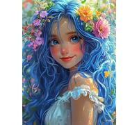 Paint by Numbers Princess, Large Paint by Numbers for Adults Woman 24x36 Inch, Painting by Numbers for Adults, DIY Canvas Oil Painting Kits Crafts for Home Wall Decor Gifts (Without Frame) -YH649