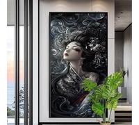 Paint by Numbers Sexy,Large Paint by Numbers for Adults 32x80in,DIY Color Canvas Oil Painting Kits for beginners,Pigment Drawing Paintwork Art Crafts with Brushes Acrylic,Demon(NO Frame) XYY-1911
