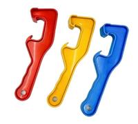 Paint Can Opener 3Pc Bucket Lid Opener | 5 Gallon Paint Can Wrench, Compact Non-slip Grip For Home & Industrial Use