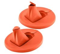 Paint Can Pour Lid - 2 Pack Paint Storage Pouring Lid | Secure Seal With Built-In Nozzle, Prevents Spills Drips Messes, Storage Accessories For Adults