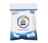 Paint Catcher Sheet - 50 Pack Paint Sheets | Dye Catcher Anti Bleeding for Laundry Absorbent Paper Travel Dorm Quilt Garment Fabric Home Prevent Dress Smudging
