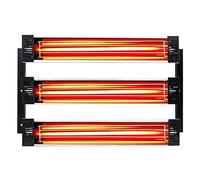 Paint Curing Lamps, Shortwave Infrared Heat Lamp 3000W Infrared Paint Curing Lamp Baking Dryer Paint Booth Infrared Heating Light Repair Paint