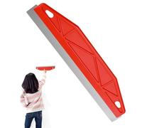 Paint Cutting in Tool,12 Inch Wallpaper Scraper,Paint Shield,Edge Painting Tool,Perfect for Cutting in Precision Smearing Repairing (Red)