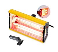 Paint Drying Lamp, 2000W Infrared Paint Curing Lamp For Drying Hot Paint Dryer Heating Lamp Heater Infrared Lamp Light Shortwave Spray Paint Booth