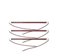 Paint Drying Lamp, Infrared Lamp 1050W 1000W Paint Curing Bulb Halogen Quartz Heating Element Shortwave Infra-Red Light Golden Bulb Ruby Tube for Car Body Repair(L35R-3PCS)