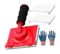 Paint Edge Processing Tool for Bricks - Comfortable Edge Processing Tool, with Replacement Pad and Gloves, Multi-Purpose Construction Device, Corner Processing Tool