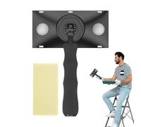 Paint Edge Trimmer - Swivel Handle Tool, Clean Line Painter, Adjustable Wall Brush | Handy Corner Guide, Compact Cutting Tool with Roller for Ceiling Painting, Baseboard Edging, Trim Work
