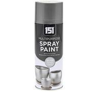 Paint Factory 400ml Professional Quality Fantastic Finish All-Purpose Interior Exterior Household Spray Paint for Wood Metal Plastic Ceramics & More (Metallic Silver)