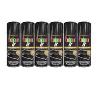 Paint Factory Colour It Black Matt Spray Paint, Quick Drying, All Purpose, 400ml, Pack of 6