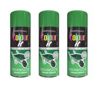 Paint Factory Colour It Grass Green Gloss Spray Paint, Quick Drying, All-Purpose for Metal, Plastic and Wood, 400ml, Pack of 3