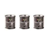Paint Factory Colour It Quick Drying Gloss Paint, Jet Black, 300ml, Pack of 3, for Concrete, Metal and Wood