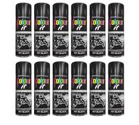 Paint Factory Colour It Quick Drying Paint Jet Black Gloss Finish 250ML - Pack of 12