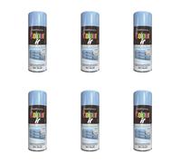 Paint Factory Colour It Sky Blue Quick Drying Spray Paint, Gloss Finish, 400ml, Pack of 6