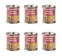 Paint Factory Colour It Tin Varnish, Gloss Finish, 300ml, Pack of 6