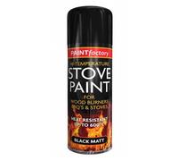Paint Factory Hi-Temperature Paint 400ml - Black
