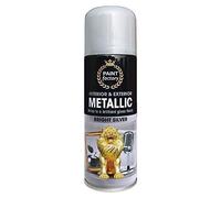 Paint Factory Metallic Spray Paint Aerosol Bright Silver Auto Car Matt Gloss Lacquer Wood Metal 250ml