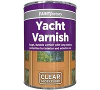 Paint Factory Yacht Varnish, Clear Gloss Finish, 300ml