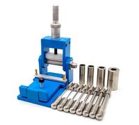 Paint Film Bending Tester for Coating Flexibility, Enamelled Cylindrical Mandrel Bend Tester with 2-32mm Testing Shafts