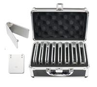 Paint Film Cylindrical Bending Tester, Stainless Steel Paint Cylindrical Mandrel Tester with Suitcase, Cylindrical Shaft 2/3/4/5/6/8/10/12mm, Toughness Testers for Coating Elasticity Test